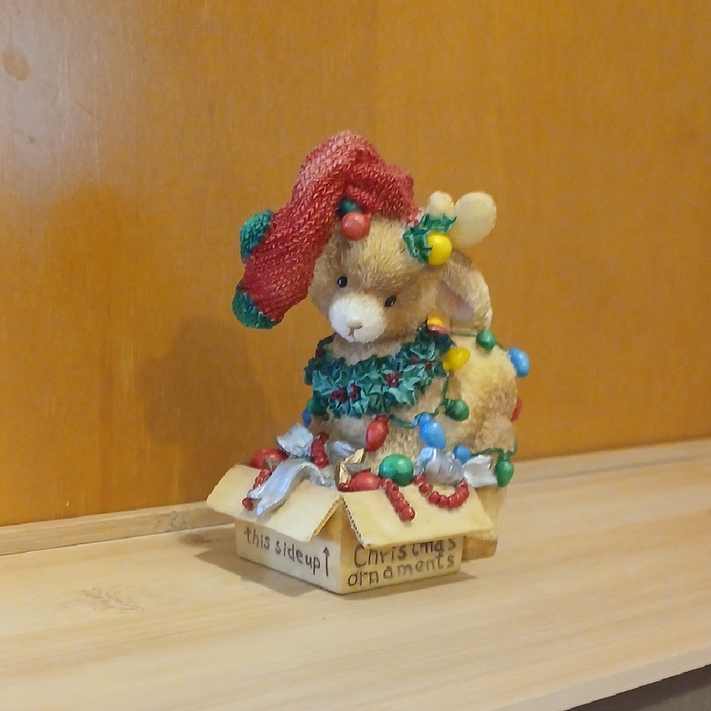 1994 Enesco Vtg Christmas Santa's Special DEERlivery "Holly"